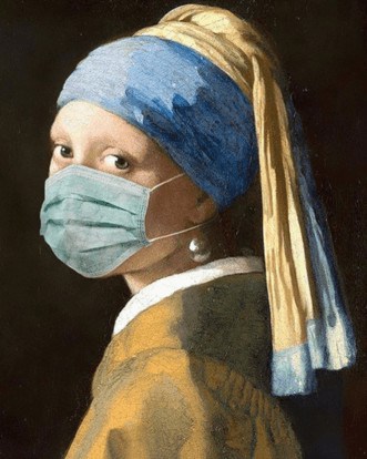 Vermeer Dziewczyna z Perłą designneeds sztuka w kwarantannie