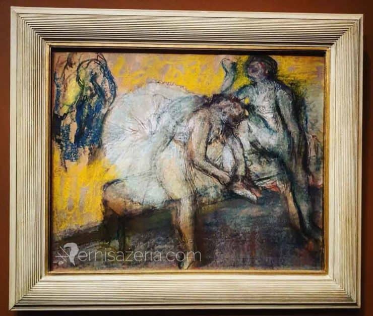 Edward Degas Dwie odpoczywające tancerki