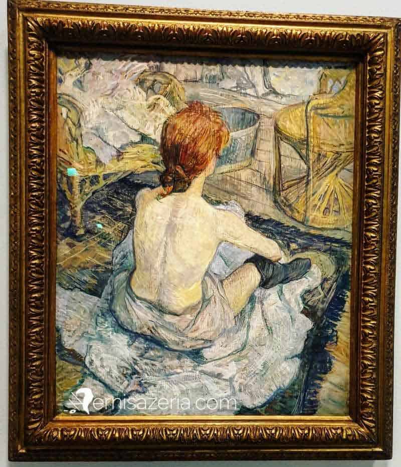 Henri de Toulouse Lautrec Toaleta Rudowłosa Muzeum Orsay