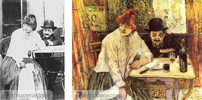 Maurice-Guibert-Henri-de-Toulouse-Lautrec-A-la-Mie-1891