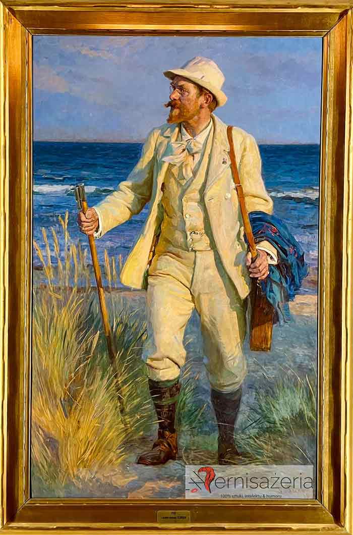 Laurits-Tuxen-Portret-malarza-Pedera-Severina-Kroyera