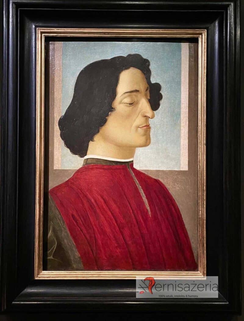 Sandro Botticelli, Portret Juliana Medyceusza podziwiałam w zeszłym roku na wystawie "Botticelli, artiste et designer" w Musée Jacquemart-André w Paryżu
