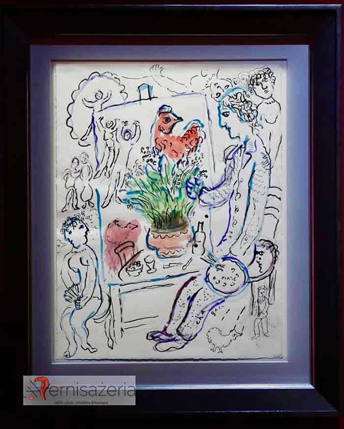 Marc Chagall, Konwalie na święto 1 maja w pracowni