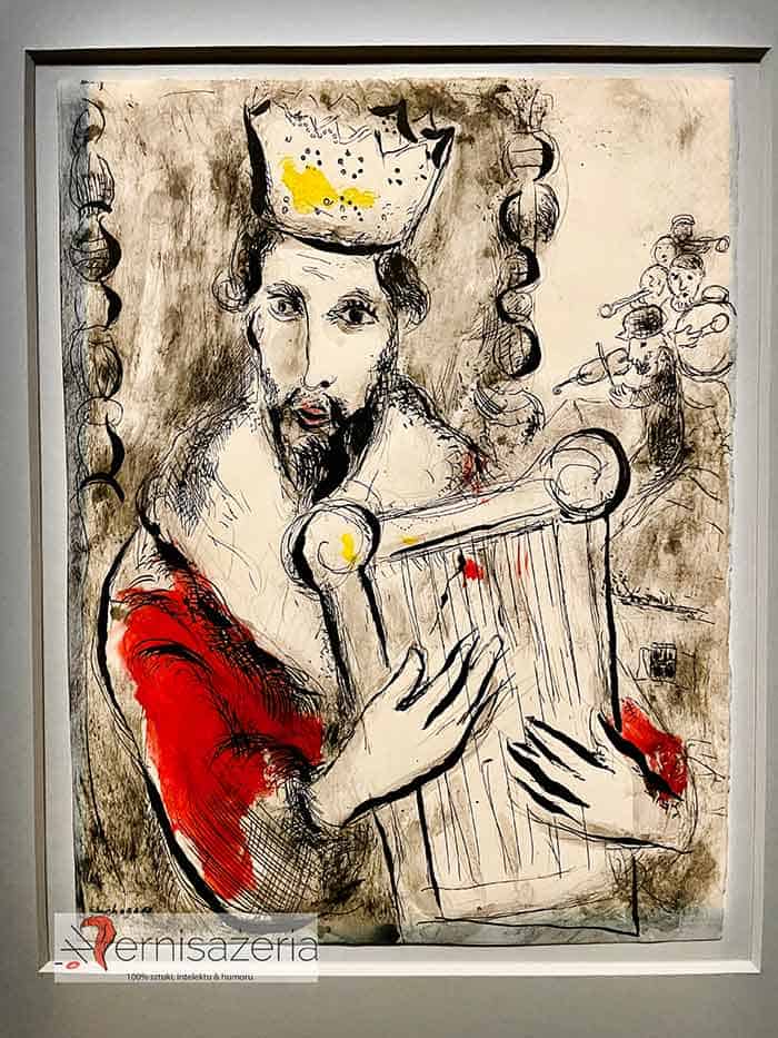 Marc Chagall, Król Dawid z harfą albo Król Dawid z lirą