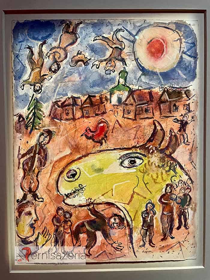Marc Chagall, Żółty koziołek na wsi