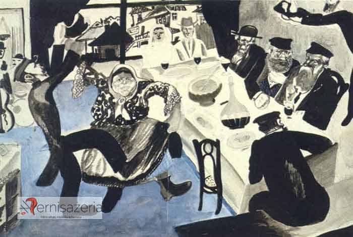 Marc Chagall. Żydowskie wesele, 1912