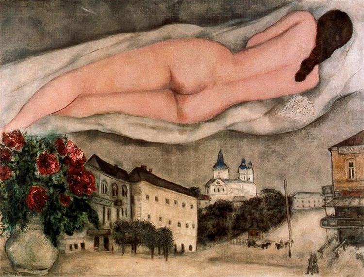 Marc Chagall, Akt nad Witebskiem 1933