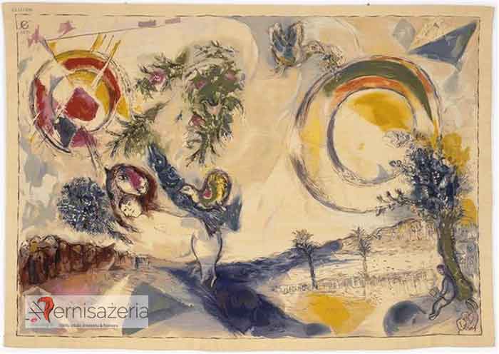 Marc Chagall, Gobelin nad wejściem do Muzeum, Przesłanie biblijne