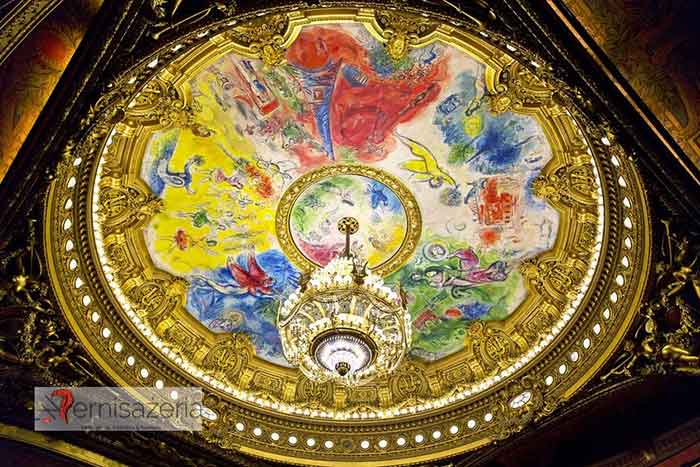 Marc Chagall, Opera Garnier, sufit, fot. pariscityvision.com