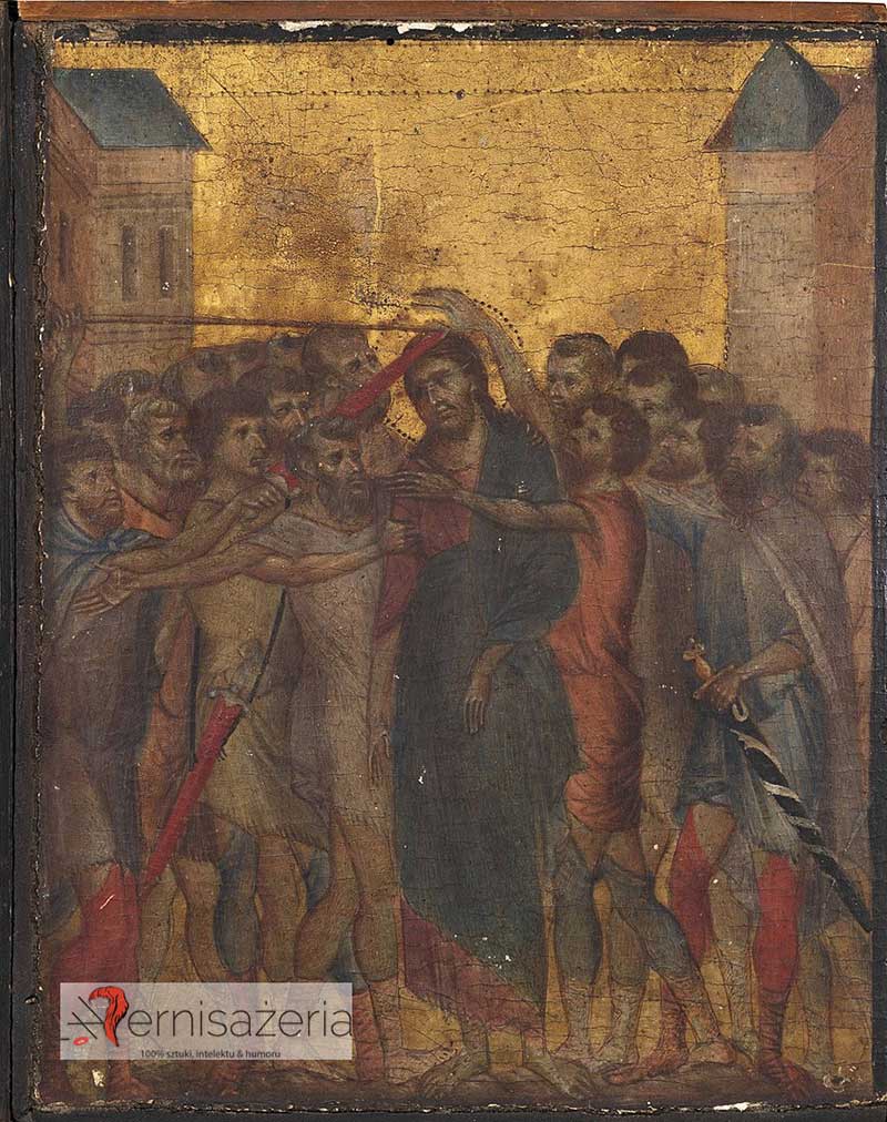 Cimabue, Cristo deriso, Chrystus wyśmiewany