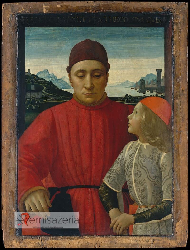 Domenico Ghirlandaio, Portret Francesco Sassettiego i jego syna Teodoro, Metropolitan Museum of Art, Nowy Jork