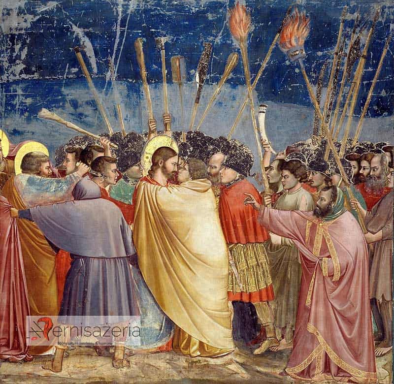 Giotto, Pocałunek Judasza