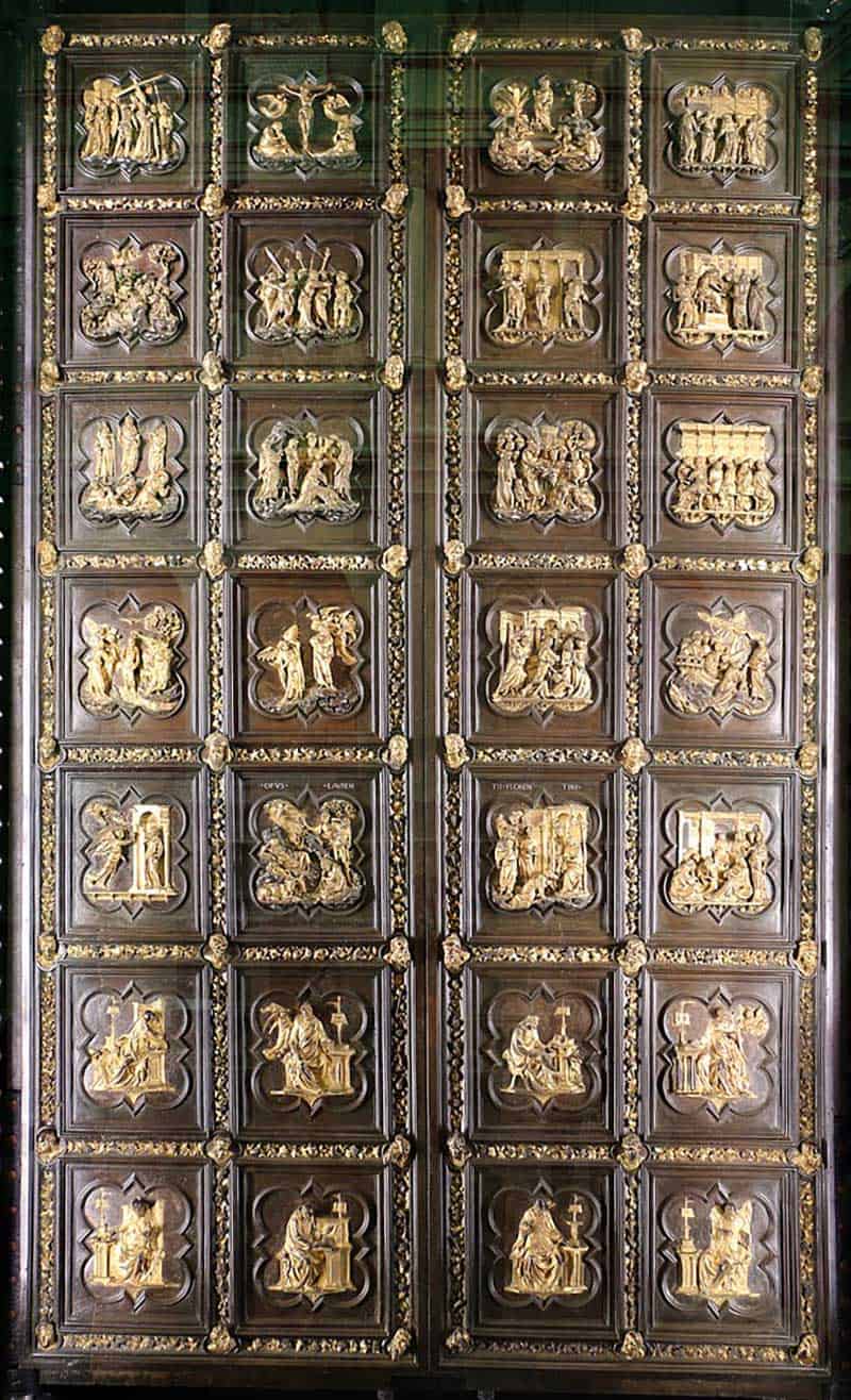 Lorenzo Ghiberti, Drzwi północne Baptysterium florenckie