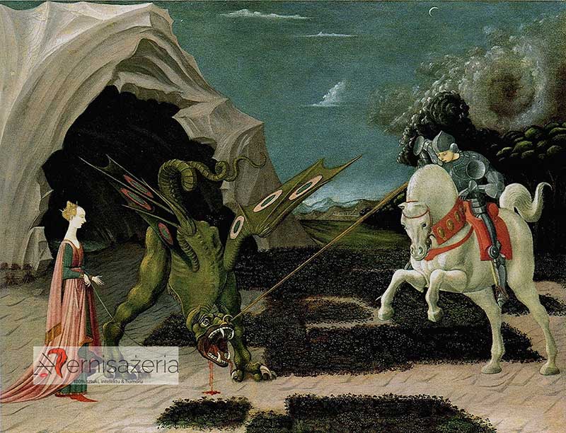 Paolo Uccello, Święty Jerzy i smok, National Gallery w Londynie