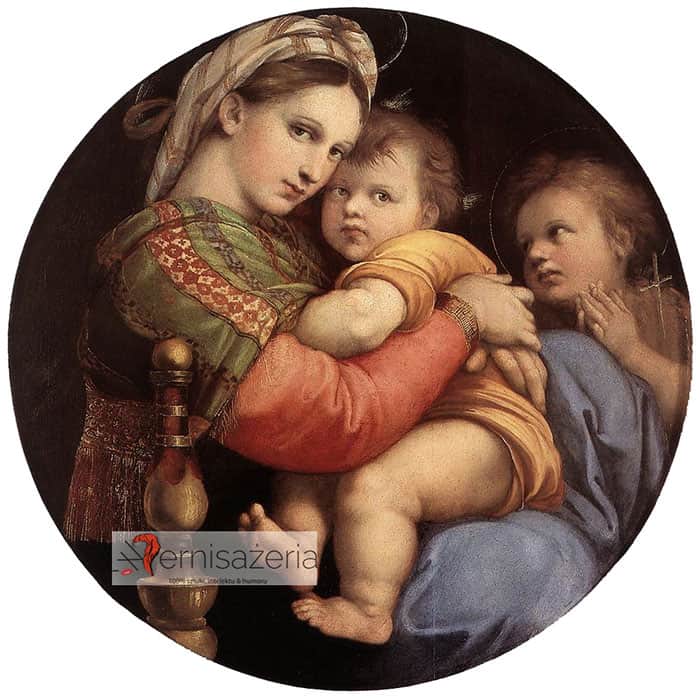 Rafael, Madonna Della Seggiola, Matka Boska siedząca na krześle