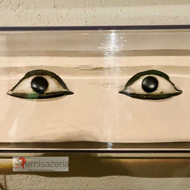 Para oczu z maski sarkofagowej, Magia starożytnego Egiptu w Muzeum Narodowym w Lublinie