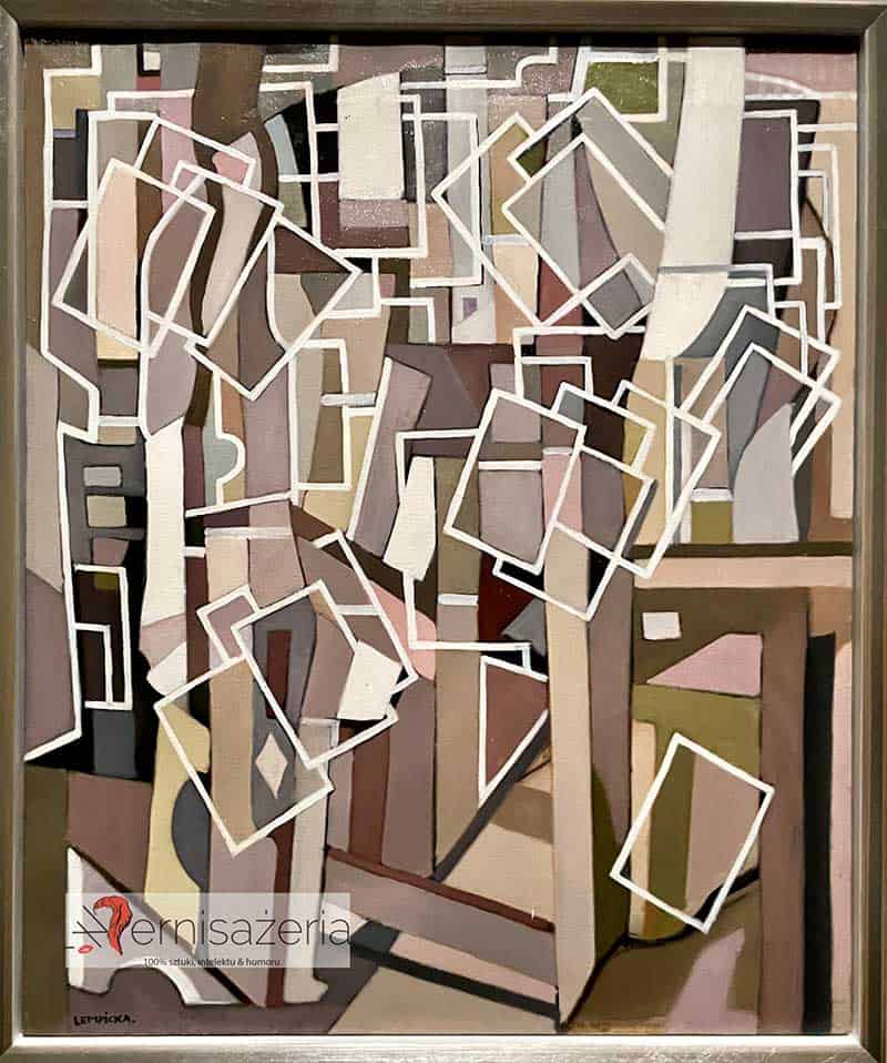 Tamara Łempicka, Kompozycja abstrakcyjna z białymi prostokątami