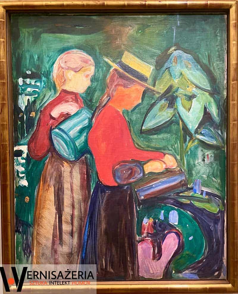 Edvard Munch, Młode kobiety podlewające kwiaty
