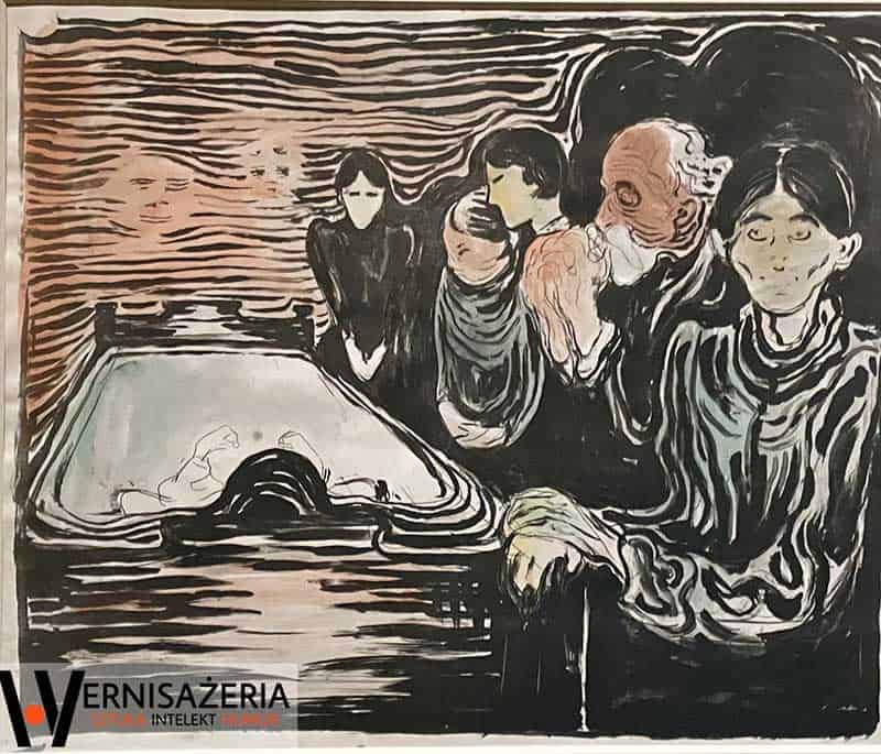 Edvard Munch, Przy łożu śmierci
