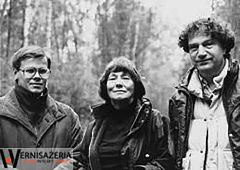 Gintaras Karosas, Magdalena Abakanowicz i Michael Brenson, Fot. Europos Park