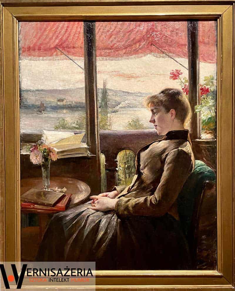 Hildegard Thorell, Dziewczyna siedząca na balkonie