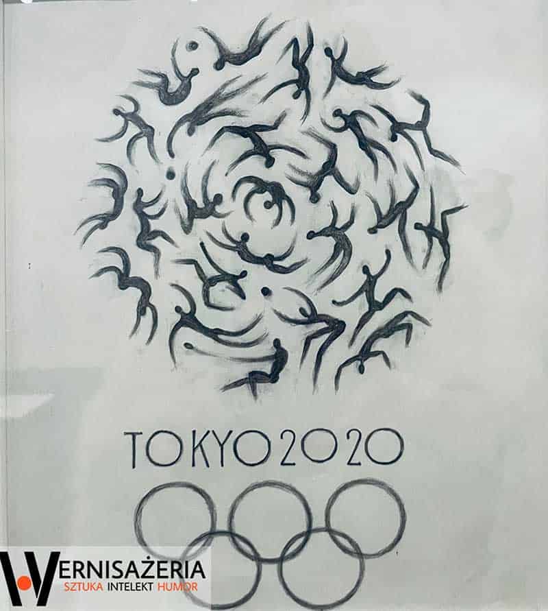 Kenya Hara plakat Igrzyska Olimpijksie Tokio 2020