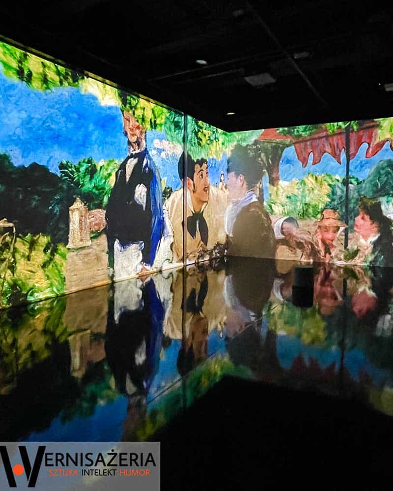 Multisensoryczna wystawa „Immersive Monet & The Impressionists”, Art Box Experience, Fabryka Norblina w Warszawie 19