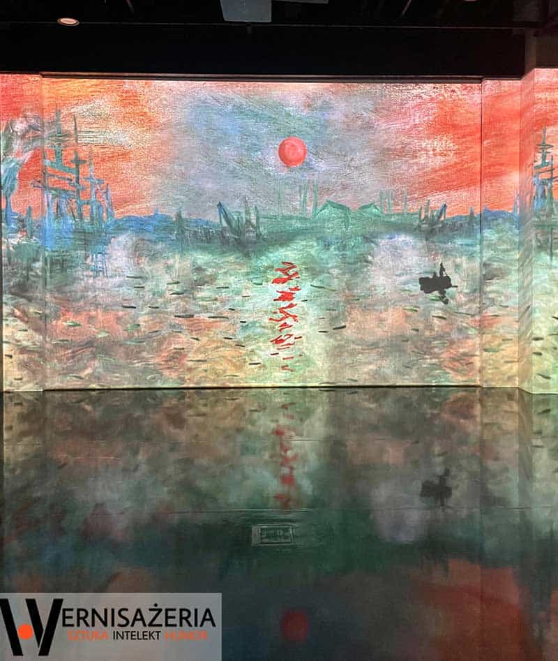 Multisensoryczna wystawa „Immersive Monet & The Impressionists”, Art Box Experience, Fabryka Norblina w Warszawie 3