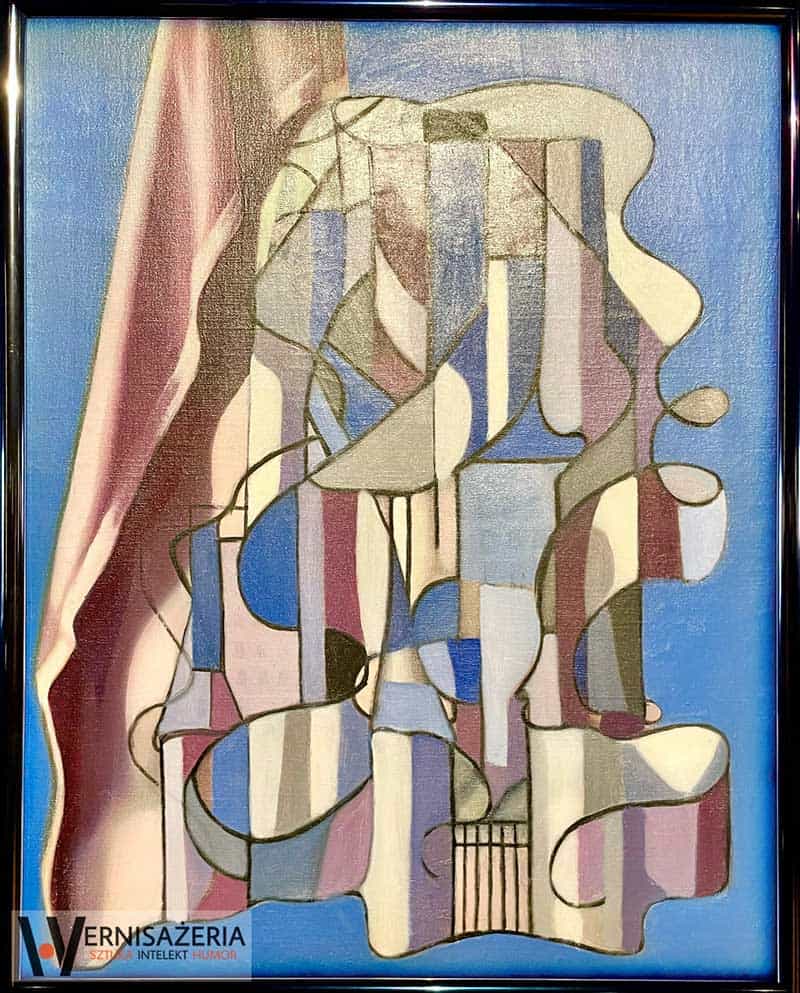 Tamara Łempicka, Kompozycja abstrakcyjna z niebieskim tłem