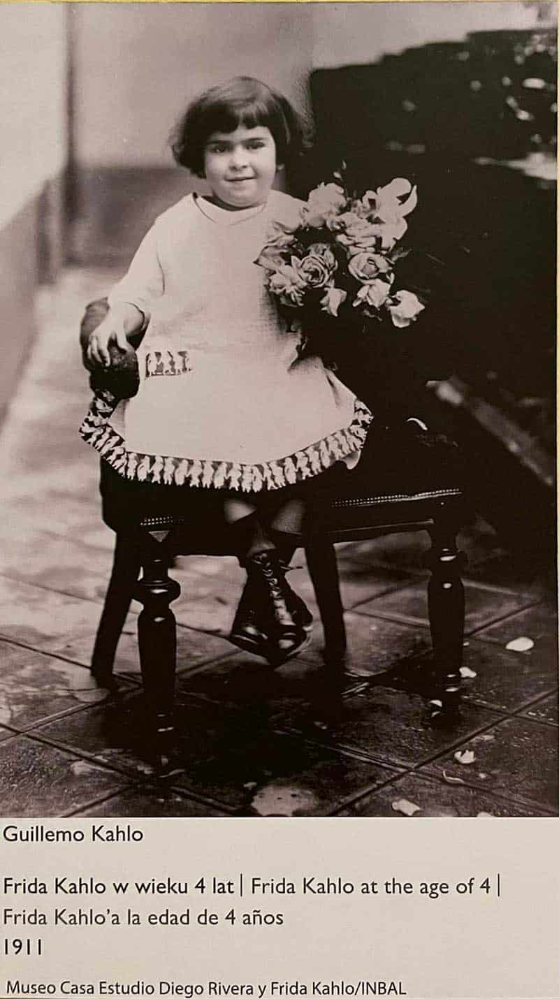 Frida Kahlo w wieku 4 lat