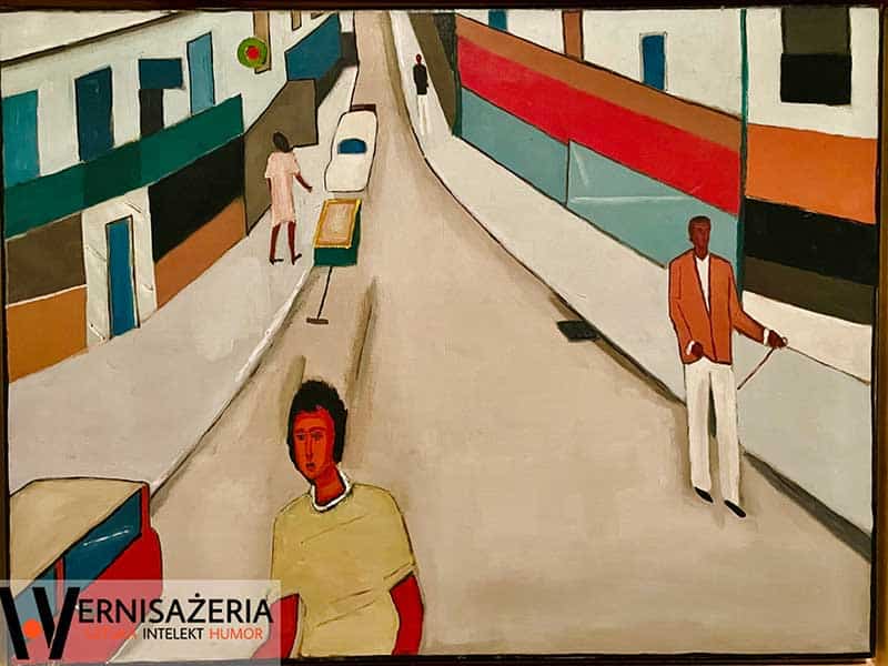 Jerzy Nowosielski, Ulica - ruch uliczny, 1964