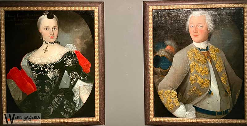 Nieznany malarz, portrety państwa van der Recke na wystawie „Szaleństwo rokoka! Fascynacja rokokiem na Śląsku (XVIII–XXI w.)”, Muzeum Narodowe we Wrocławiu