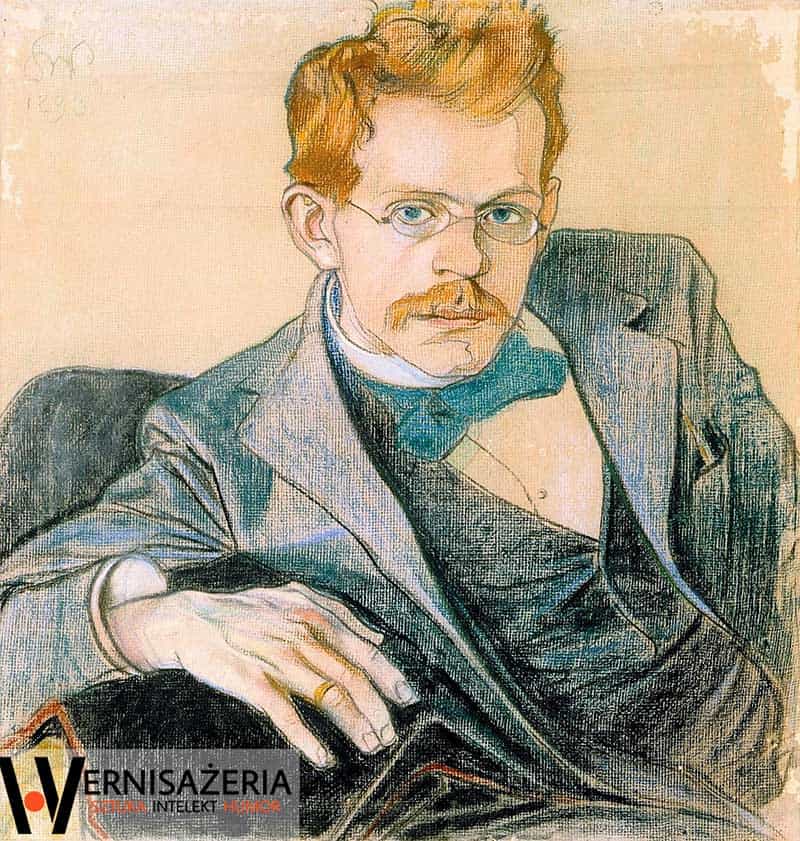 Stanisław Wyspiański, Portret Józefa Mehoffera, 1898