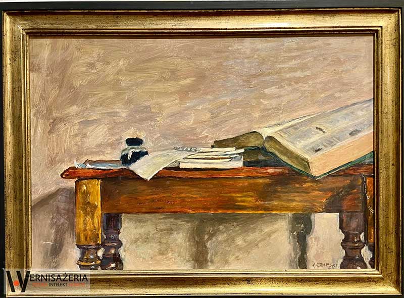Józef Czapski, Książki i kałamarz na stole