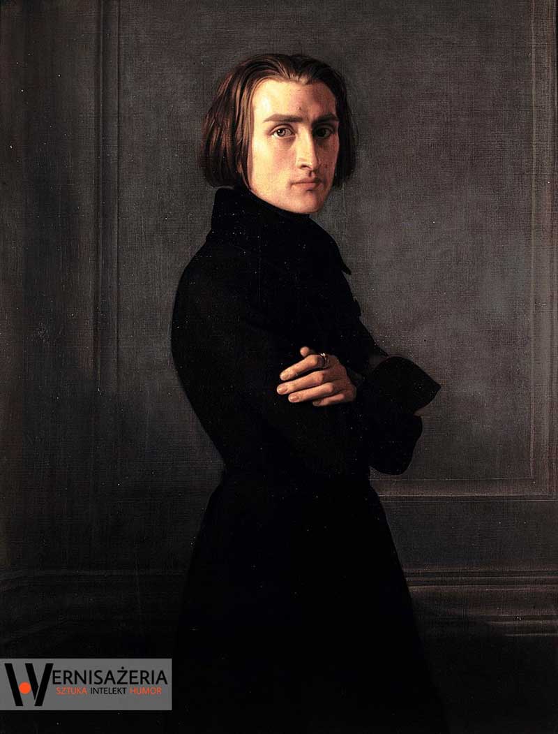 Henri Lehmann, Portret Franciszka Liszta, 1839