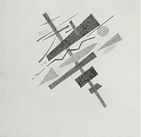 Kazimierz Malewicz, Połączona kompozycja suprematystyczna. (Wrażenie metalicznych dźwięków – dynamiczne), 1927