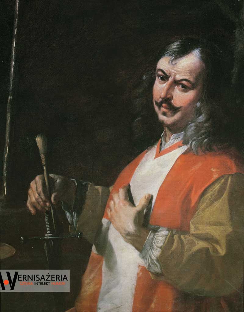 Mattia Preti, Autoportret z Kazania świętego Jana Chrzciciela