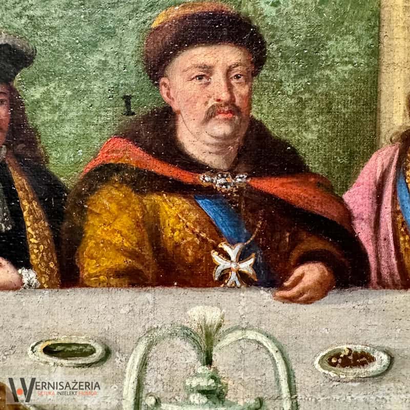 Frans Geffels, Uczta w Jaworowie, Jan III Sobieski