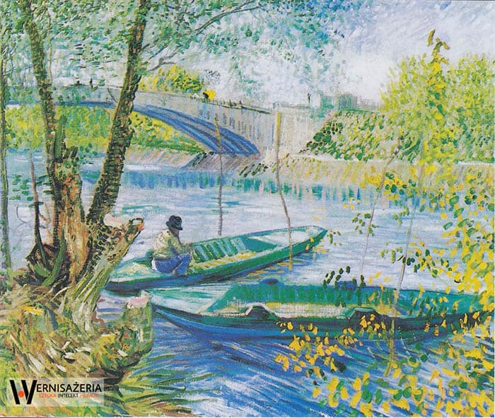 Vincent van Gogh, Łowienie ryb wiosną, Pont de Clichy (Asnières)