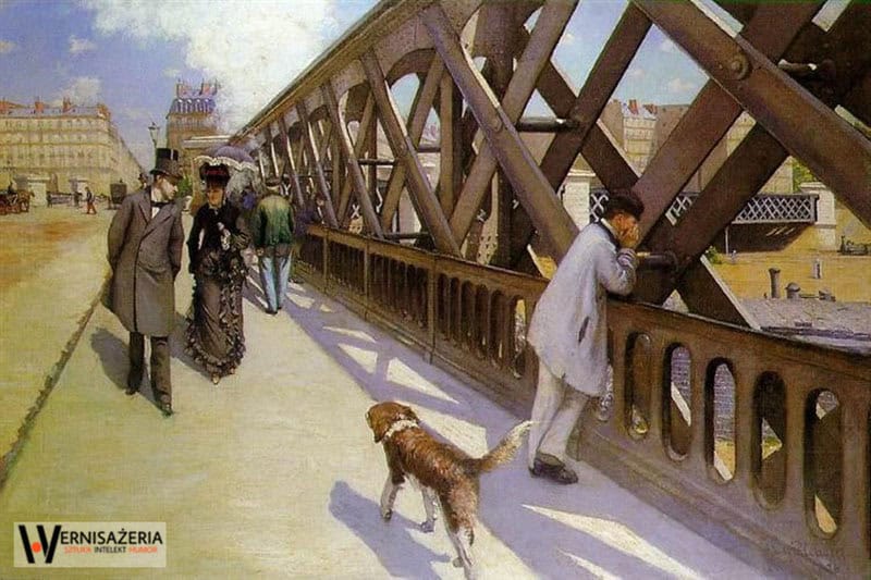 Gustave Caillebotte, Le Pont de l'Europe (typowy flaneuer)