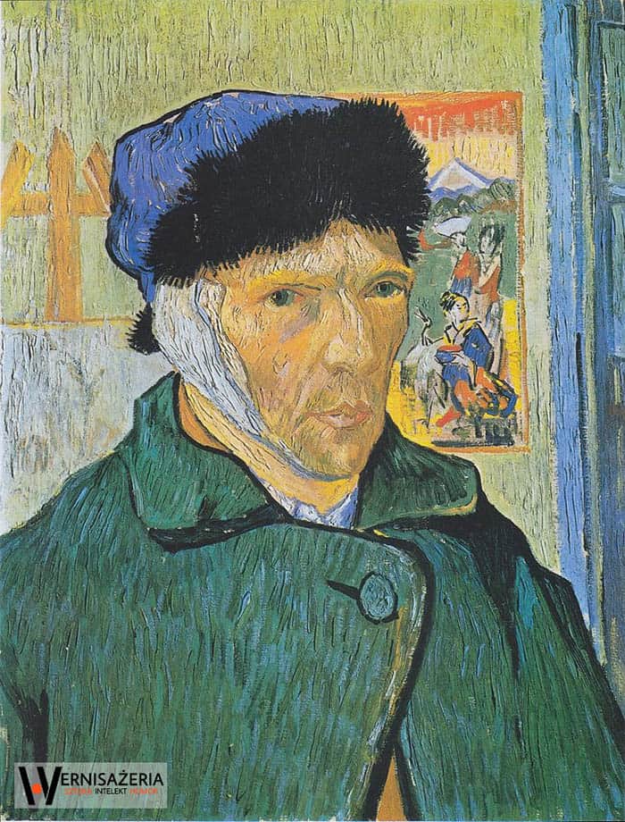 Vincent van Gogh, Autoportret z zabandażowanym uchem, 1889