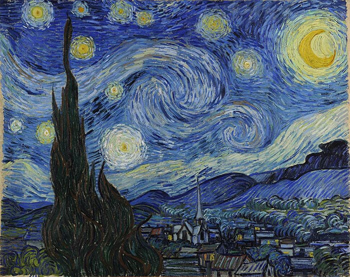 Vincent van Gogh, Gwiażdzista noc, 1889