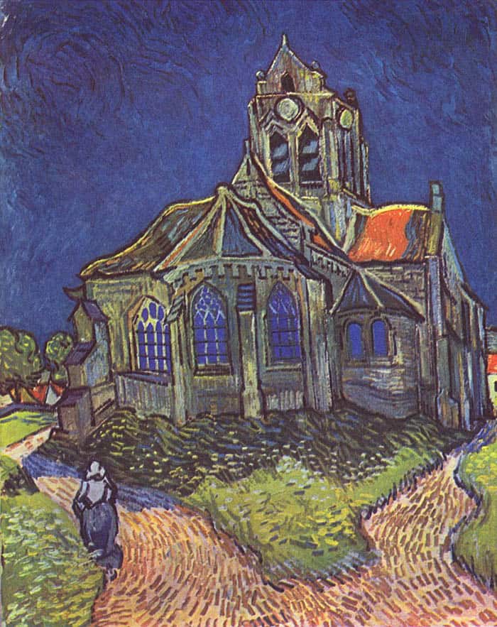 Vincent van Gogh, Kościół w Auvers, 1890