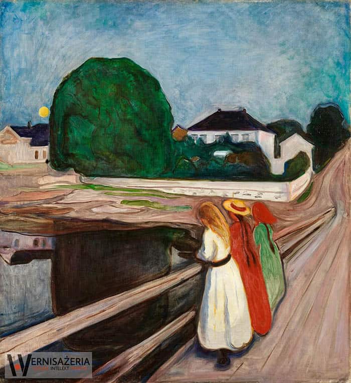 Edvard Munch, Dziewczęta na moście