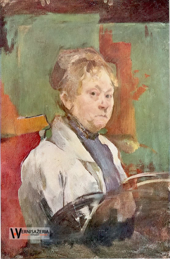 Herstoria sztuki. Silny głos silnych kobiet. Malarki, które zmieniły historię sztuki 86 Harriet Backer, Autoportret niedokończony
