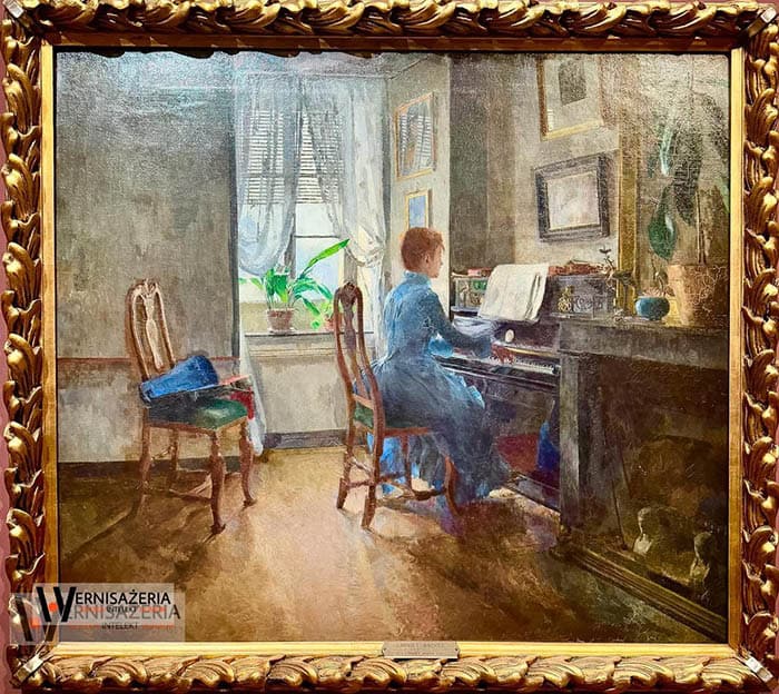 Herstoria sztuki. Silny głos silnych kobiet. Malarki, które zmieniły historię sztuki 83 Harriet Backer, Muzyka, Wnętrze w Paryżu