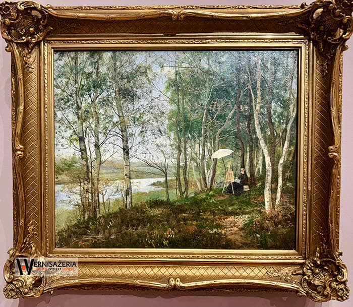 Herstoria sztuki. Silny głos silnych kobiet. Malarki, które zmieniły historię sztuki 82 Kitty Kielland, Pejzaż Cernay-la-ville