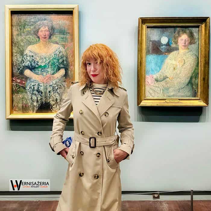 Herstoria sztuki. Silny głos silnych kobiet. Malarki, które zmieniły historię sztuki 100 Olga Boznańska, Portret Mme D. i Olga Boznańska, Portret młodej kobiety, Musée d'Orsay