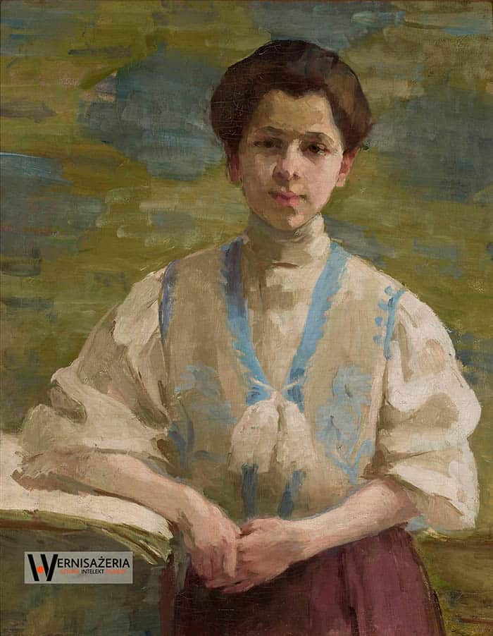 Herstoria sztuki. Silny głos silnych kobiet. Malarki, które zmieniły historię sztuki 48 Olga Boznańska, Autoportret, 1893