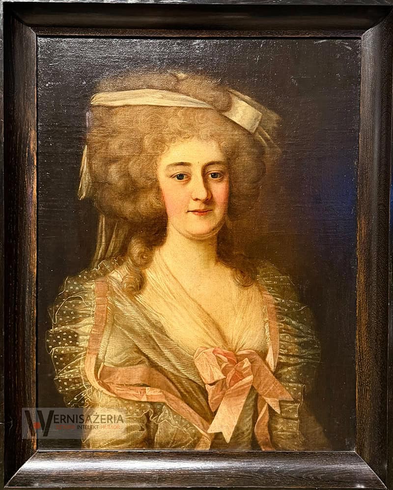 PATRONAT WERNISAŻERII: „Mit mebli Kolbuszewskich”, Muzeum Zamkowe w Sandomierz 47 Georg Weikert - Portret Lucji z Lubomirskich Tyszkiewiczowej - 1788 - wystawa Mit mebli kolbuszowskich